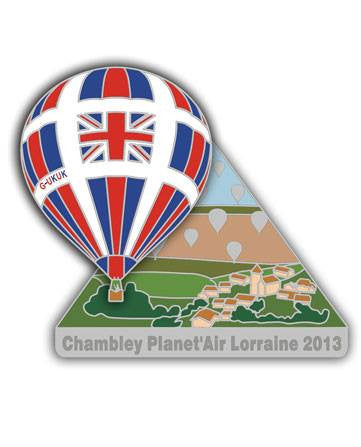 Lorraine Mondial Ballons 2013 Pin